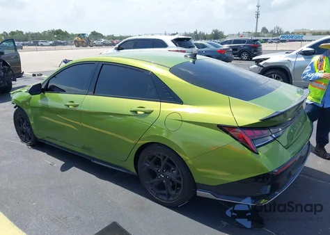 2024 Hyundai Elantra N Line from USA, damaged, VIN KMHLR4DF2RU726954